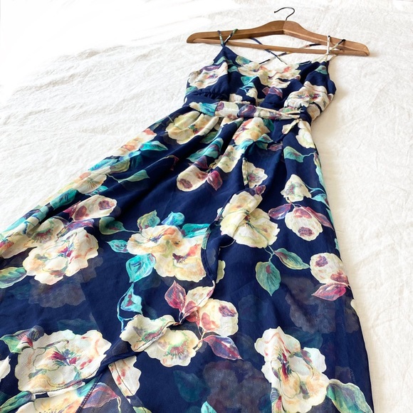 Floral Print Tua Tua High-Low Dress - Picture 11 of 15